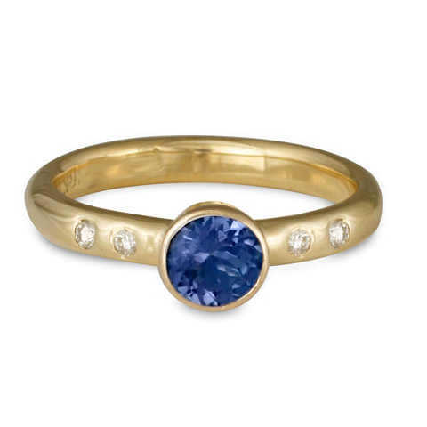Simplicity Engagement Ring in Sapphire