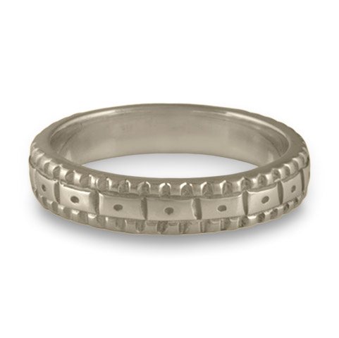 Solaris Wedding Ring in 14K White Gold