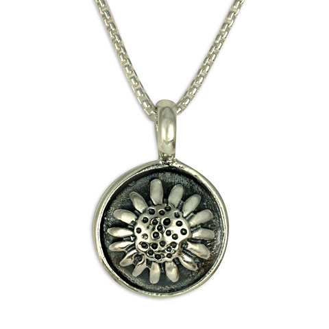 Sunflower Pendant in