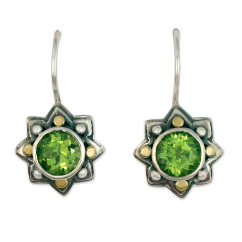 Sunrope Earrings in Peridot