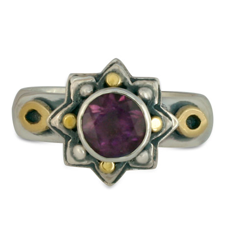 Sunrope Ring in Amethyst