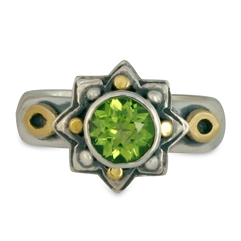 Sunrope Ring in Peridot