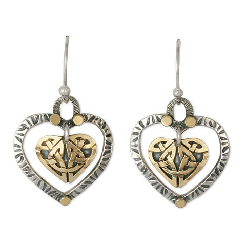 Taliesin Heart Earrings in