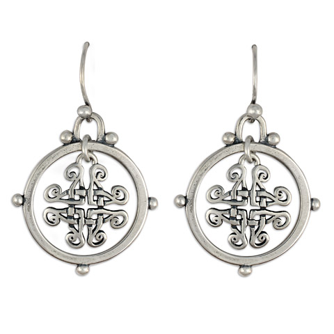 Taliesin Silver Earrings in Sterling Silver