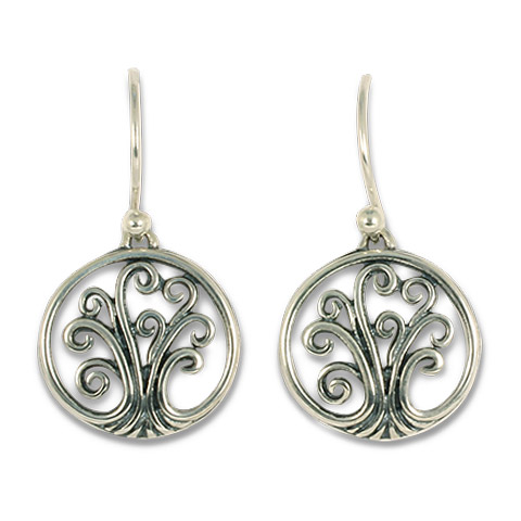 Tree of Life Earrings Mini in