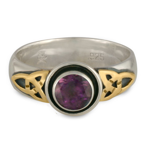 Trinity Cup Ring in Amethyst