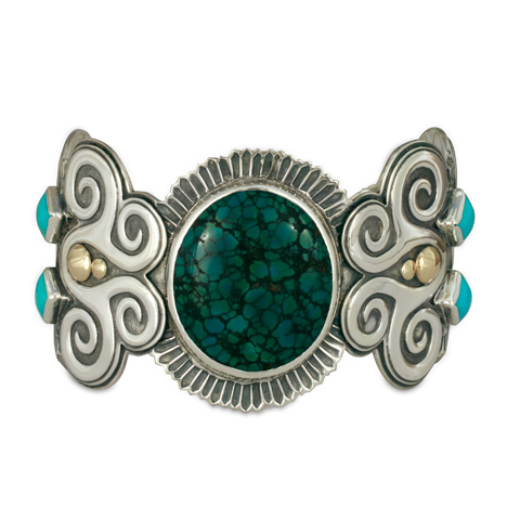 Turquoise Cuff Bracelet in Turquoise Cuff Bracelet