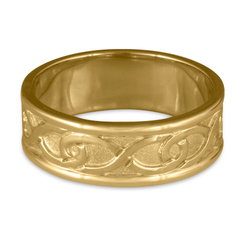 Twinning Infinity Wedding Ring in 14K Yellow Gold