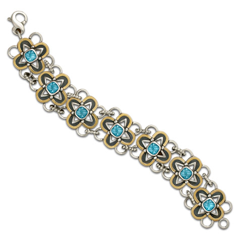 Vega Bracelet in Swiss Blue Topaz