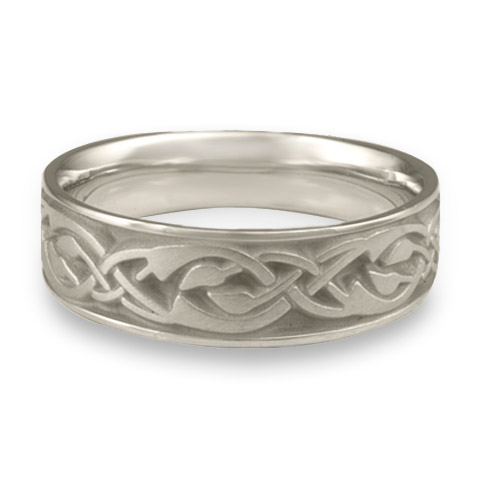 Wide Sonoma Hills Wedding Ring in Platinum