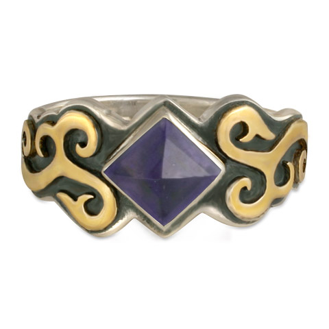 Wind Horse Ring in Iolite