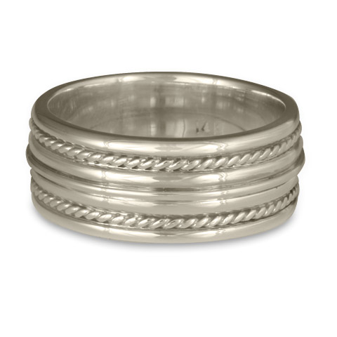 Windsor Twist Ring in 14K White Gold