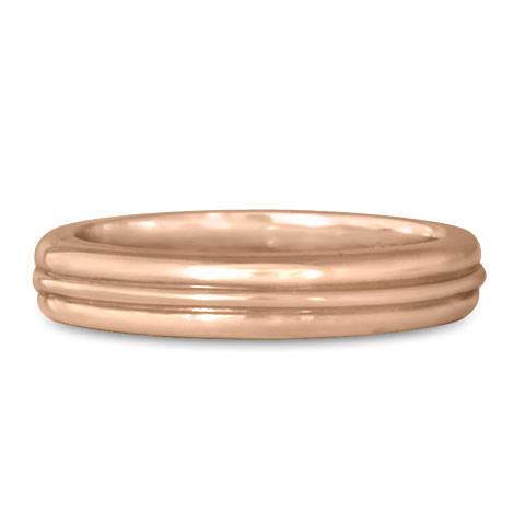 Windsor Wedding Ring in 14K Rose Gold