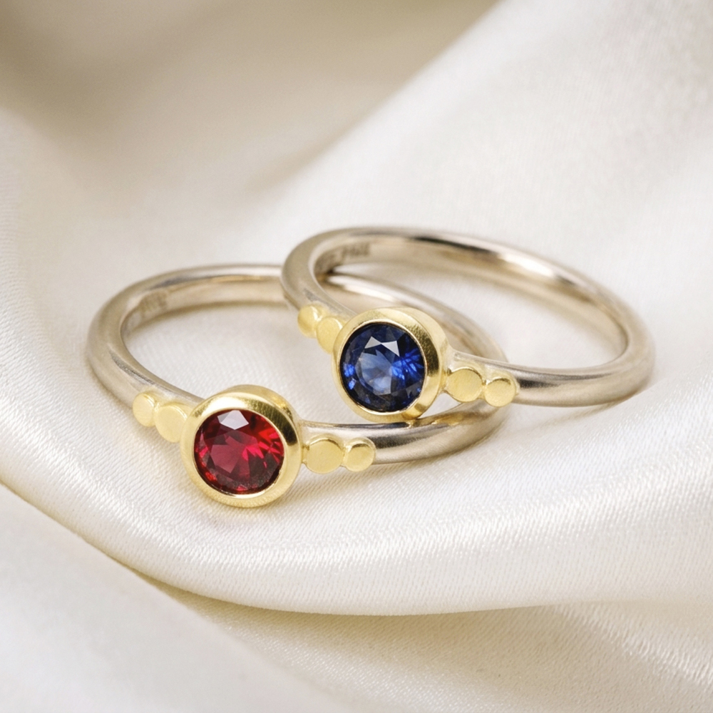 Wuxing Solitaire Ring in