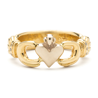 Claddagh Ring in 14K Yellow Gold