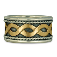 Donegal Twist Ring in Two Tone
