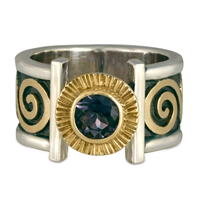 Keltie Open Ring in Two Tone