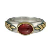 Roman Ring in Garnet