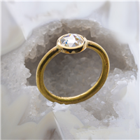  By Candlelight Engagement Ring in Moissanite