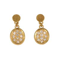 Aces Earrings in 22K Yellow Gold