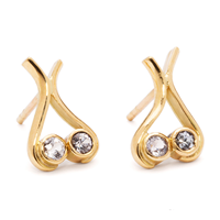 Amigo Earrings in 14K Yellow Gold