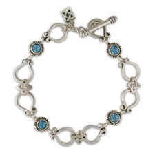 Andalusia Bracelet in Swiss Blue Topaz