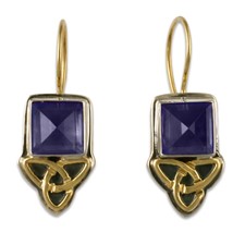 Aria Square Earrings in Iolite