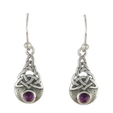 Blue Moon Earrings in Amethyst