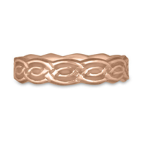 Borderless Laura Wedding Ring in 14K Rose Gold