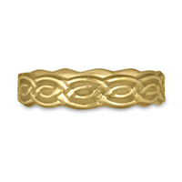 Borderless Laura Wedding Ring in 14K Yellow Gold