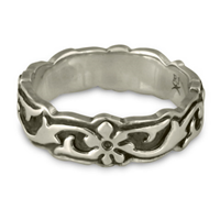 Borderless Persephone Wedding Ring in Sterling Silver