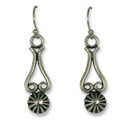 Button Passion Earrings in Sterling Silver