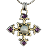 Byzantium Pendant in Two Tone