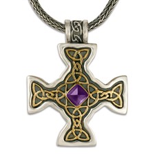 Columba s Cross in Amethyst