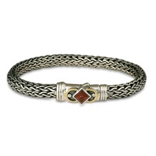 Deco Bracelet in Garnet