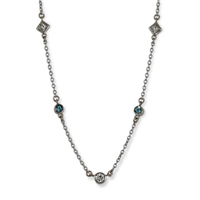 Dulce Necklace in 14K White Gold