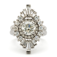 Empress Engagement Ring Set in Lab Grown Diamond