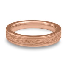 Extra Narrow Papyrus Wedding Ring in 14K Rose Gold