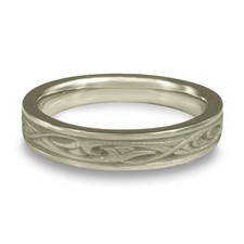 Extra Narrow Papyrus Wedding Ring in Platinum