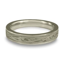 Extra Narrow Papyrus Wedding Ring in Stainless Steel