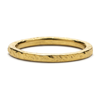 Flat Playa Wedding Band in 14K Yellow Gold