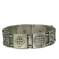 Industrial Celtic Bracelet  in Sterling Silver