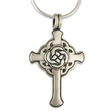 Interlace Sita Cross  in Sterling Silver