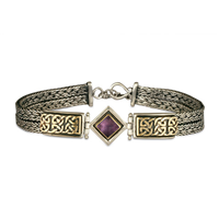 Iona Bracelet with Gem in Amethyst