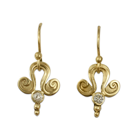 Iris Earrings in 18K Yellow Gold