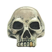 Joe s Skull Ring in Two Tone