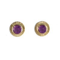 Keltie Stud Earrings in Amethyst