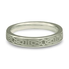 Labyrinth Wedding Ring in Platinum