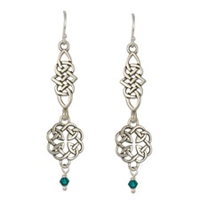 Links Marquis Earrings in Sterling Silver