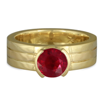 Marcello Engagement Ring in Ruby